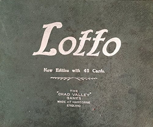 Vintage 1950's Chad Valley Lotto Or House Or Bingo Game Complete In The Original Box