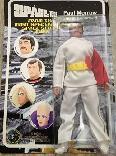 Space 1999 Mego Style Second In Command Of Moonbase Alpha Paul Morrow 8" Action Figure From Season 1 - New On Card Shop Stock Room Find