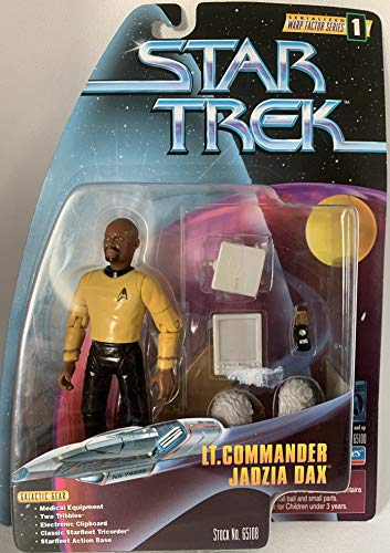 Action Figure Vintage Star Trek Warp Factor Series 1 DS9 Captain Benjamin Sisko In Classic Uniform Factory Error Packing