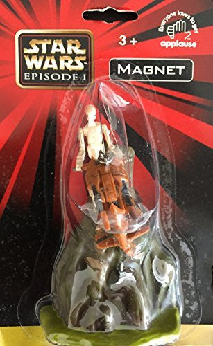 Star Wars Episode 1 The Phantom Menance Battle Droid Collectable 3D Magnet By Applause