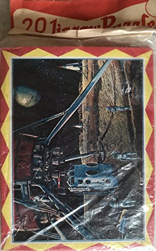 Vintage 1950's / 1960's Japan Made Space 20 Piece Jigsaw Puzzle Astronauts Under Luner Capsule No. 28039 - New In Sealed Packet - Shop Stock Room Find