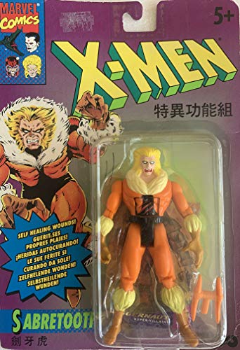 X-men Sabretooth - Made by Tyco in 1993 - packet is not in mint condition