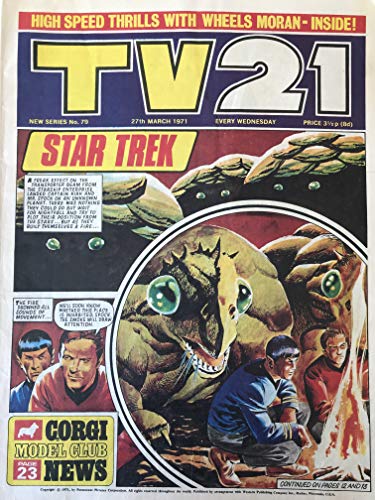 Vintage Ultra Rare TV21 Comic Magazine Issue No.79 27th March 1971 - Ex Shop Stock