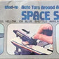 Vintage Ace Toy 1980's In The Year 2121 Space Shuttle Enterprise On A Nasa USA B747 Wind Up Auto Turn Around Action Air Plane Mint In Box