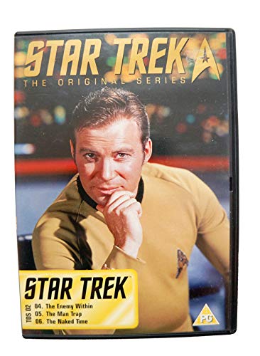 Star Trek The Original Series Tripple Episode DVD TOS 02 - 04 - The Enemy Within / 05 - The Man Trap / 06 - The Naked Time