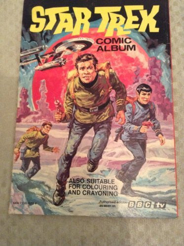 Vintage Ultra Rare 1974 Star Trek Comic Album Paperback Book