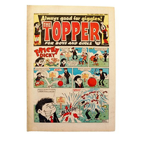 Vintage The Topper Weekly No. 1681 Boys And Girls Comic Every Thursday 20th April 1985 By D C Thomson & Co