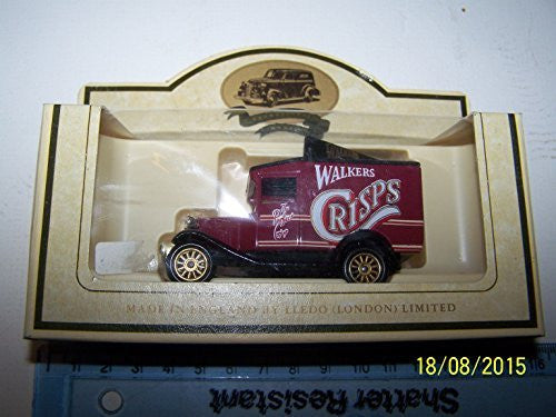 LLEDO 1/76 SCALE DAYS GONE MADE IN ENGLAND WALKERS CRISPS DELIVERY TRUCK BURGANDY MODEL IN VERY GOOD CONDITION AS SEEN IN PHOTOS (PLEASE NOTE THIS MODEL CAME FROM LLEDO IN A PLAIN WHITE BOX)