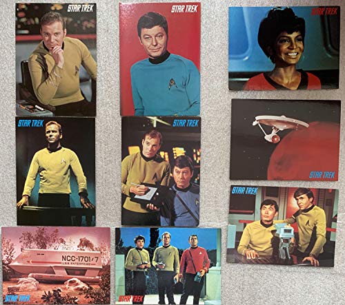 Postcards Vintage Star Trek 1989 Set Of 9 x Individual By Engale Marketing - Unsold Shop Stock