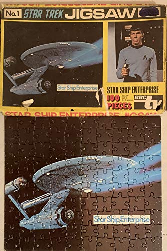 Vintage Star Trek 1972 Pleasure Products Jigsaw Puzzle Number 1 The Star Ship Enterprise Jigsaw In The Original Box