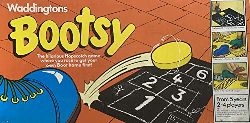 Vintage Waddingtons 1980 Bootsy Hopscotch Board Game - 100% Complete - In The Original Box