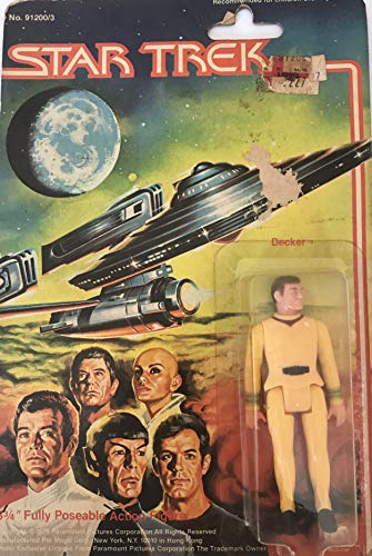 Star Trek Vintage 1979 3 3/4 Inch Captain Decker Action Figure By Mego Corporation From The Motion Picture Mint On Card - Shop Stock Room Find