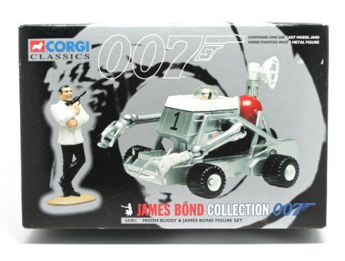Vintage 1997 Corgi Classics James Bond 007 Collection - Moon Buggy And James Bond Figure Set Number 65201 - Shop Stock Room Find