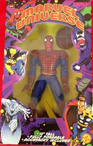 Toy Biz Spiderman Marvel Universe 10" poseable figure