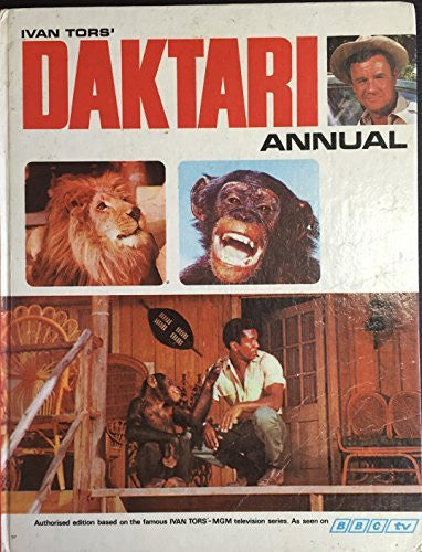 Vintage Ivan Tor's Daktari Annual 1969 By World Distributors
