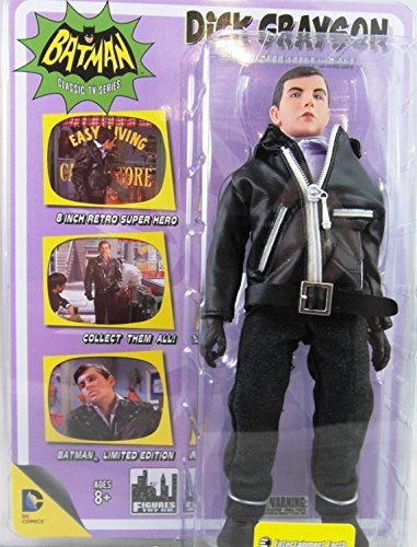 Batman Classic 1966 TV Series Dick Grayson Undercover Agent Variant 8-Inch Action Figure Exclusive