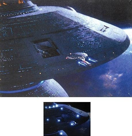 Westland Giftware Lighted Canvas Wall Art, Starbase 74, 12 by 16"