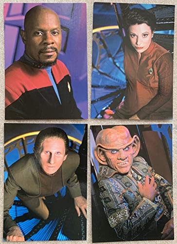 Postcards Vintage Star Trek Deep Space Nine 1997 Set Of 4 x Individual By Filmwelt Berlin - Unsold Shop Stock