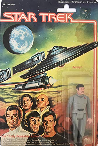1979 STAR TREK SCOTTY MINT ACTION FIGURE ON CARD BY MEGO 3 3/4" by MEGO