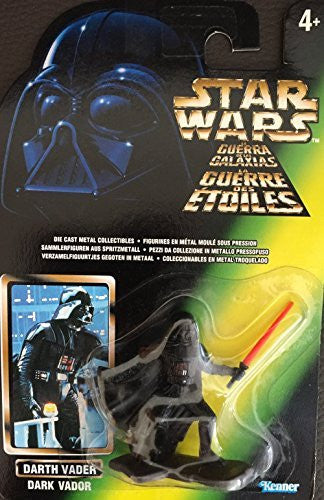 Vintage 1996 Star Wars Power Of The Force Die Cast Metal Collectibles Darth Vader Figure.