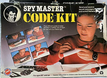 Spymaster Ultra Rare Vintage 1988 Code Kit By Peter Pan Playthings - Mint Condition Unsold Shop Stock Room Find