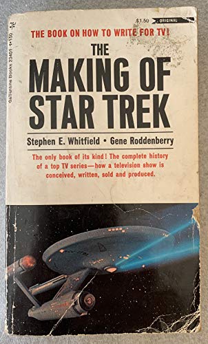 Vintage 1973 The Making Of Star Trek - The Book On How To Write For TV By Stephen E Whitfield And Gene Roddenberry