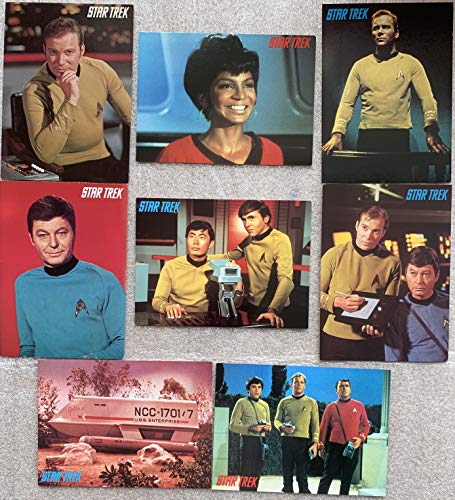 Postcards Vintage Star Trek 1989 Set Of 8 x Individual By Engale Marketing - Unsold Shop Stock