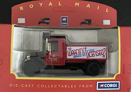 Corgi Royal Mail 10/- warning, is your wireless licensed