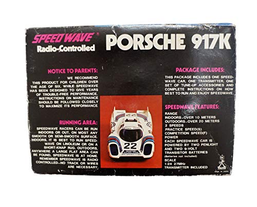 Radio Controlled Vintage 1980's Speed Wave 917K Racing Car - In The Original Box