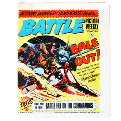 Vintage Battle Picture Weekly Boys Comic Every Thursday 24th April 1976 By IPC Magazines Ltd