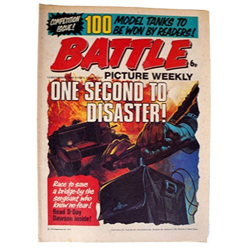 Vintage Battle Picture Weekly Boys Comic Every Thursday 13th December 1975 By IPC Magazines Ltd