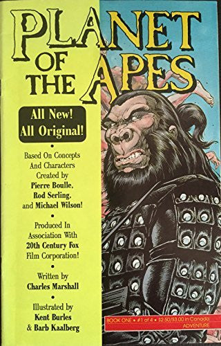Vintage Planet Of The Apes Comic Adventure Book One March 1990 Brand New Shop Stock Room Find