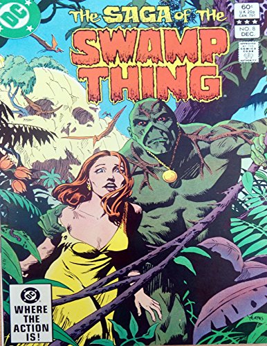 Vintage Very Rare DC Comics The Saga Of The Swamp Thing UK Comic Issue No. 8 - December 1982 - Ex Shop Stock [Unknown Binding]