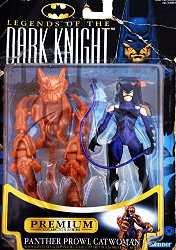 Vintage 1998 Batman Legends Of The Dark Knight Premium Collector Series Panther Prowl Catwomen Highly Detailed Action Figure - Brand New Factory Sealed Shop Stock Room Find