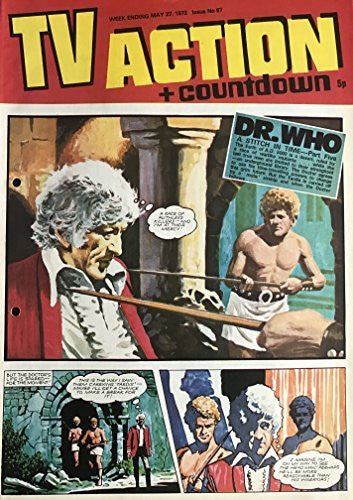 Vintage Ultra Rare TV Action + Countdown Comic Magazine Issue No. 67 May 27th 1972