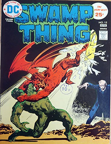 Vintage Very Rare DC Comics Swamp Thing - In The Soul Spell Of Father Bliss - Comic Issue No. 15 - April 1975 - Ex Shop Stock [Unknown Binding]