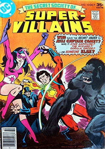 Vintage DC Comics The Secret Society Of Super Villains Comic Issue Number 10