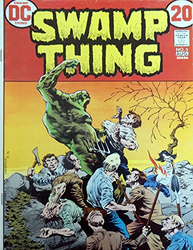 Vintage Very Rare DC Comics Swamp Thing - In The Last Of The Ravenwind Witches - Comic Issue No. 5 - August 1972 - Ex Shop Stock [Unknown Binding]