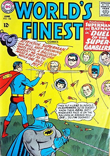 Vintage DC Comics World Finest Comics Issue Number 150