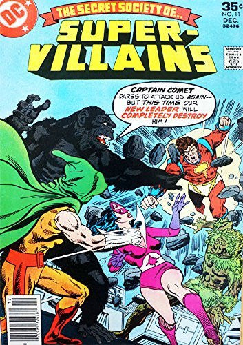 Vintage DC Comics The Secret Society Of Super Villains Comic Issue Number 11