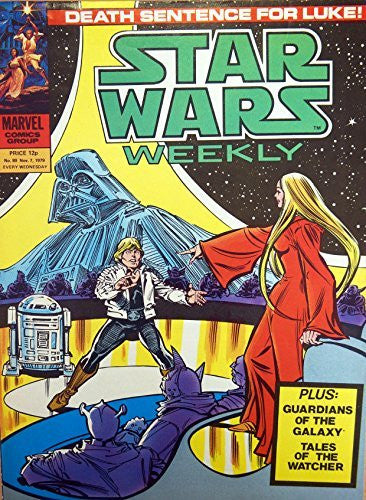 Star wars weekley marvel comic issue No 89 7th Novemebr 1979