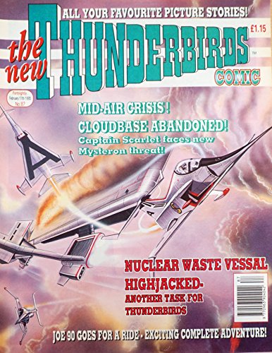 Vintage Rare The New Thunderbirds Comic Magazine Issue No. 87 February 17th 1995 Ex Shop Stock [Comic] Fleetway Editions [Comic] Fleetway Editions