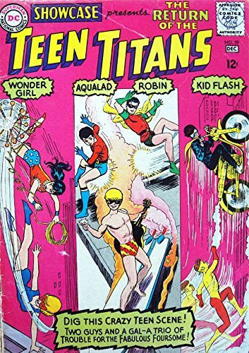 Vintage DC Comics Showcase Presents The Return Of The Teen Titans Comic Issue Number 59 - December 1965