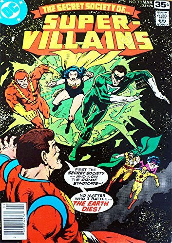 Vintage DC Comics The Secret Society Of Super Villains Comic Issue Number 13