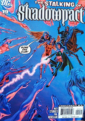 Vintage DC Comics The Stalking Of Shadowpact - Featuring The Outrageous Stars Of Day Of Vengence - Issue Number 19 - Ninteenth Issue January 2008
