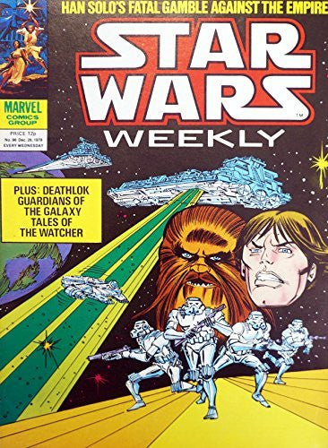 Star Wars Weekly,No 96, December 1979, Marvel Comics,Space Fantasy