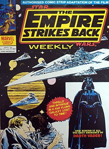 The Empire Strikes Back, Star Wars Weekly,No 121, June 1980, Marvel Comics,Space Fantasy