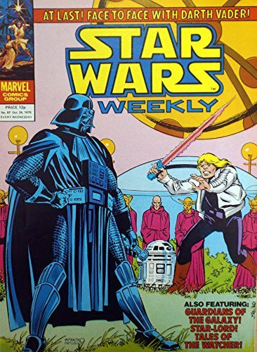 Star Wars Weekly,No 87, October 1979, Marvel Comics,Space Fantasy