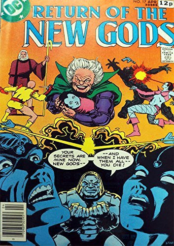 Vintage DC Comics Return Of The New Gods Comic Issue Number 17