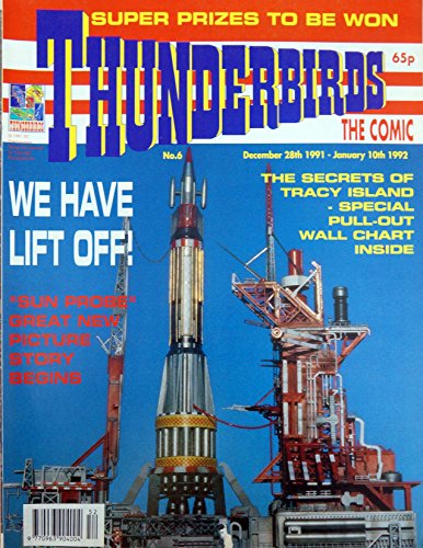 Vintage Rare The New Thunderbirds Comic Magazine Issue No.6 December 28th 1991 Ex Shop Stock [Comic] Fleetway Editions [Comic] Fleetway Editions